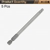 HARFINGTON 5pcs T30 Torx Head Screwdriver Bit 1/4" Hex Shank