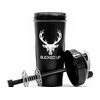 Bucked Up Perfect Shaker Bottle - 28 oz. Drinkware:_Black/Grey