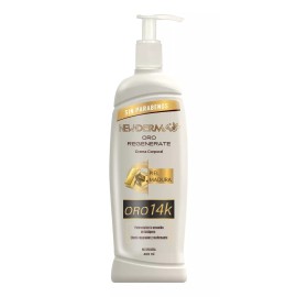 New Derma Crema Corporal Oro 14k Máximo Colageno 400 Ml