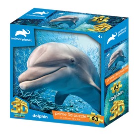 Animal Planet Dolphin 3D Effect 63 Piece Puzzle
