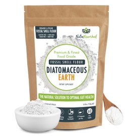 Fossil Shell Flour Powder for Detoxification, Digestive Health, and Natural Wellness - Organic and Silica Rich Mineral Supplement. 250g