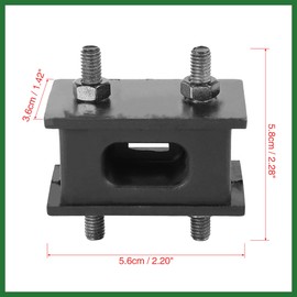 Motoforti Exhaust Hanger Mount Muffler Bracket Insulator Set for TOYOTA Land Cruiser J80 4.5 24V 1992-1997 for TOYOTA Land Cruiser Prado J70 3.4D 1984-1996 Long-lasting