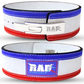 RAD Lever Weight Lifting Gym Belt for Men & Women Size 63 TO107 CM,Thick 10MM & Width 4 Inch Lever Powerlifting Belts for Women Dead Lift Workout Belt Leather Weight Lifting Lever Gym Squat Belt