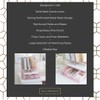 BLU MONACO Pink Workspace Desk Organizer and Accessories Desktop Rack