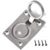Yakamoz 2pcs Flush Ring Pull Handles Stainless Steel Boat Hatch