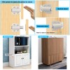 KBNIAN 6 PCS Magnetic Door Catch Push Open Magnetic Touch