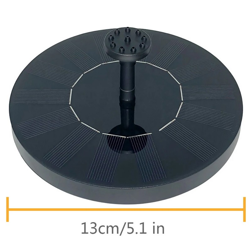 Mini Solar Waterfall Fountain for Garden Decor – Floating Bird
