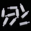 QANYEGN 180pcs White M3 Nylon Hex Screws Nuts, Waterproof Male