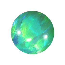 Piercingline® Synthetic Opal Screw Ball with Surgical Steel Thread