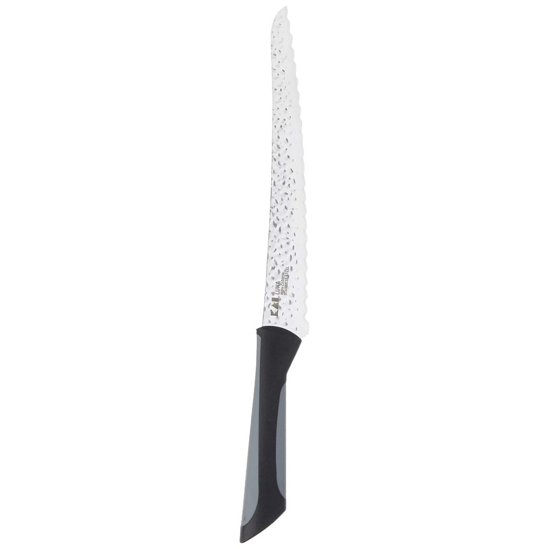 Kai PRO Luna Bread Knife 9”, Wide Serrations are Gentle