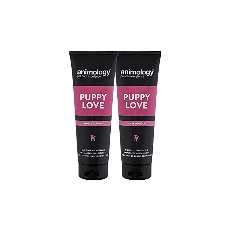 Animology Puppy Love Mild Dog Shampoo, Twin Pack, 250ml