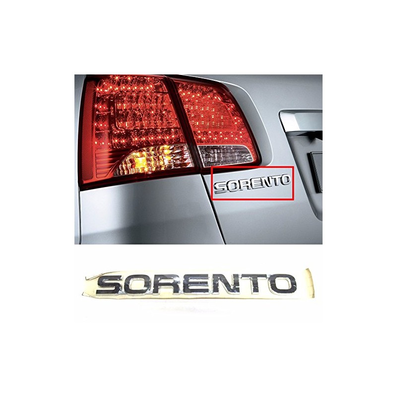 SORENTO Logo Rear Trunk Lid Gold Emblem For KIA 2011-2014