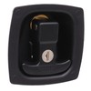 T Handle Door Latch 4x6mm Hole Spacing Zinc Alloy Folding