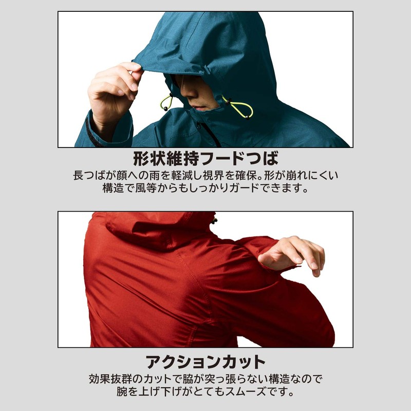 Makku Rain Suit, Waterproof 14.2 psi (10,000 mmH2O), Breathable 147.5