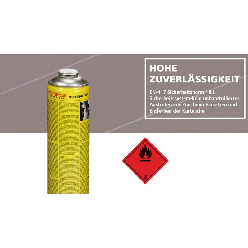 Rothenberger Roxy 120L Maxigas Cylinder 400ml - 3.5570