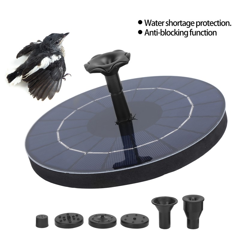 Bird Bath Fountain Floating Bird Fountain Pump Solar Powered Floating