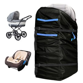 LIHAO Transport bag for pram aeroplan, black, Functional