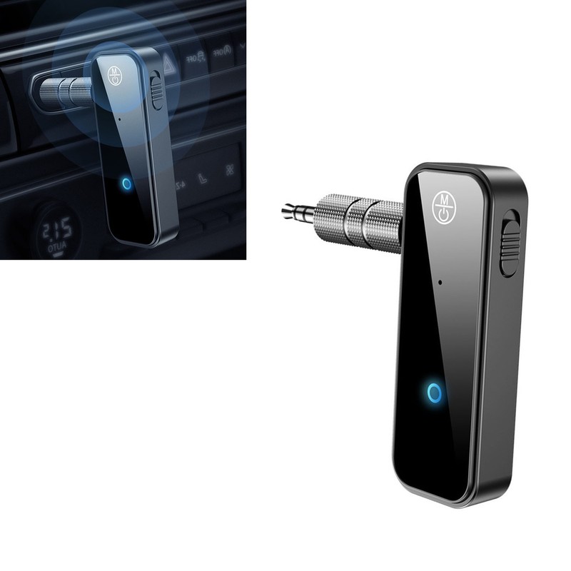 Car BT 5.0 Receiver 3.5mm Stable 100Mbps Transmission 11yd Distance