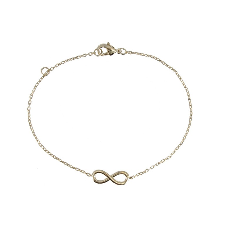 Les Poulettes Jewels - Gold Plated Bracelet Infinity Sign