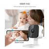1080P Indoor Smart Security Camera,Baby Monitor with Camera and Audio,