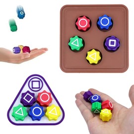 JSTHHTT Traditional Play Game, Gonggi Jack Stone Pebbles Set, Kouipoie Gonggi Game with Colorful Pebbles, Perfect Minigame for Kids and Adults, Ideal for Fun and Coordination Training