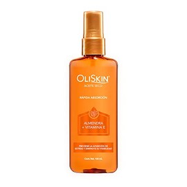 OliSkin | Aceite Seco de Almendra más Vitamina E, Brinda Elasticidad, 100ml