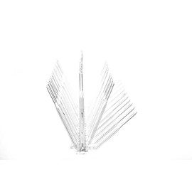 Bird B Gone, Plastic Bird Spikes, 5-Inch Wide (10-Feet), Clear, UV Stabilized Polycarbonate