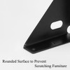 4 Pack Corner Bracket, Triangle Bracket Fastener Angle Bracket Corner