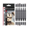 Marabu Sketch Marker Graphix Set of 6 Alpha Robot, Japanese