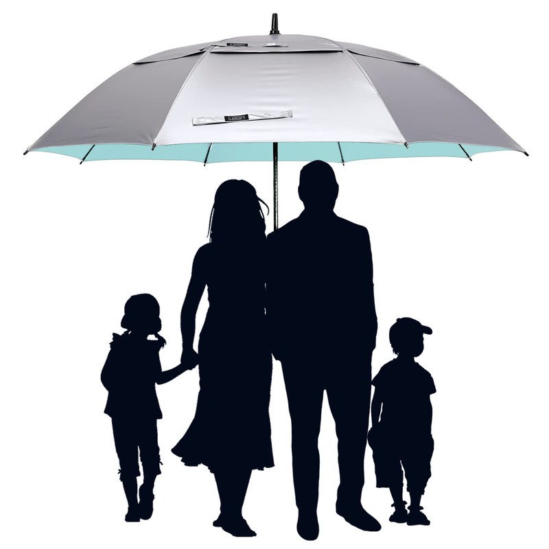 G4Free 54 Inch UV Protection Golf Umbrella Auto Open Vented