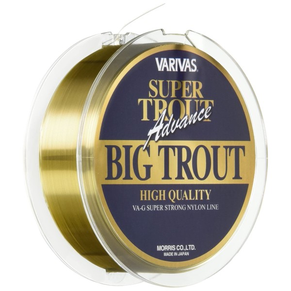 Varivas Nylon Line, Balivas Super Trout Advance, Big Trout, 492.2 ft (150 m), No. 4, 20 lbs, Status Gold