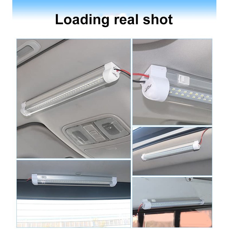 Hsthe Sea 2 PCS LED Interior Light Strip Interior Lighting