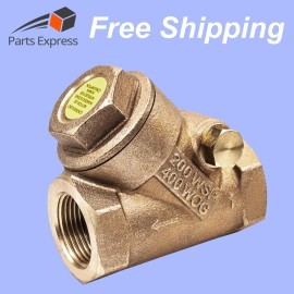 DUCO® 1" SWING CHECK VALVE (BRONZE, 200 WSP) FOR HIGH PRESSURE STEAM, ASME, #62