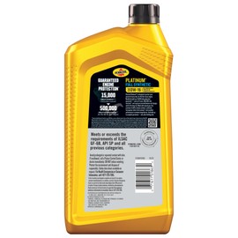 Pennzoil Platinum Full Synthetic 0W-16 Motor Oil (1-Quart, Case of 6)