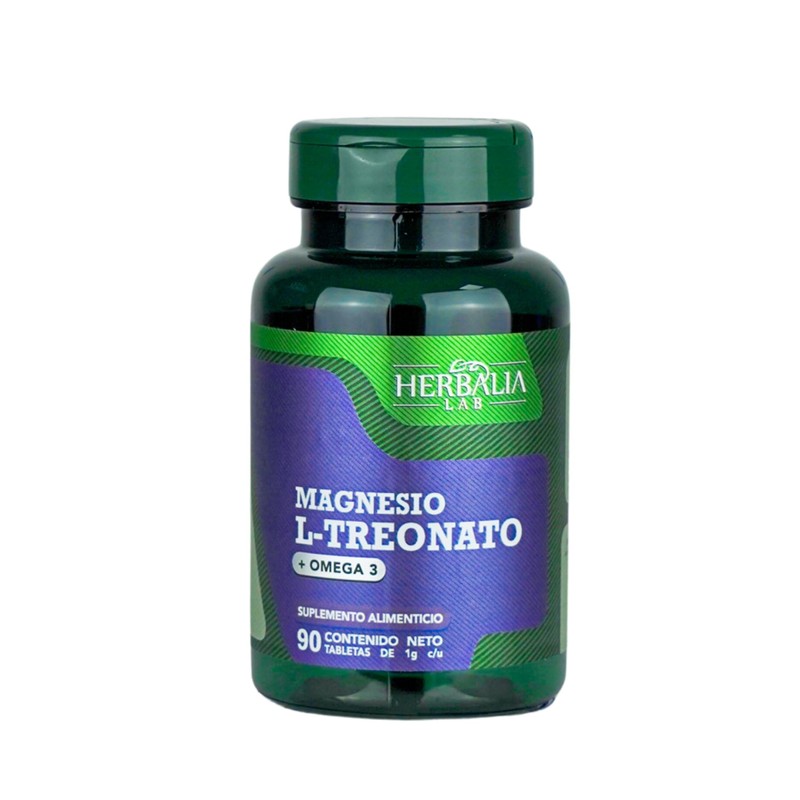 Treonato de Magnesio + Omega 3 1000 mg - Suplemento