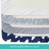 Bassinet Fitted Sheet(33" x 20"), 4 Pack, Compatible with Most