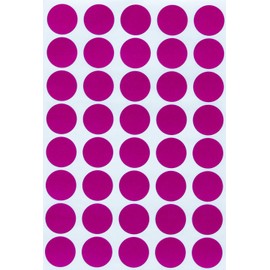 Labels 19 mm Stickers - Assorted Colours Size 1.9 cm (3/4-Inch) Stickers by Royal Green 600