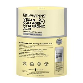 Dr. Lewinn's Buy Dr. Lewinns Inner Beauty Vegan Collagen And Hyaluronic Acid Powder Tropical Flavour 30 x 6g Sachets Online