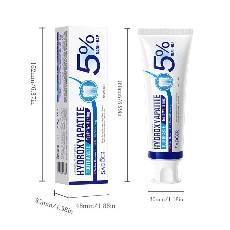 Unbranded Hydroxyapatite Toothpaste Toothpaste Cleaning Gingival Toothpaste Tooth Care To