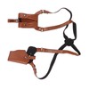 Shoulder Shooting Tool Bag PU Leather with Adjustable Shoulder Strap