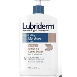 LUBRIDERM Lubridem Daily Moisture Body Lotion With Shea + Enriched Cocoa Butter,Dry Skin