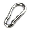 Large Carabiner Clip,5-1/2 Inch Heavy Duty Stainless Steel Spring Snap