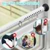 Window Security Bars, 18"-51" Adjustable Window Bars Security Inside, Burglar