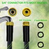 Garden Hose 75 FT NON-EXPANDABLE Heavy-Duty Flexible & Lightweight Water