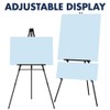Quartet Easel, Aluminum, Heavy-Duty, Telescoping, 66" Max. Height, Supports 45