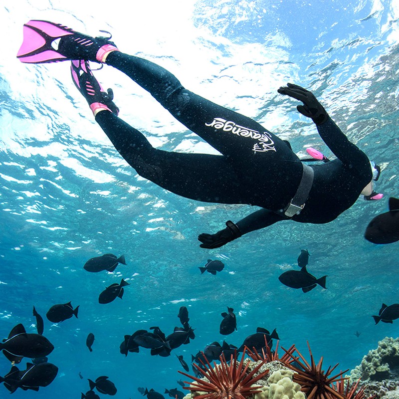 (X-Small, Rose Pink) - Seavenger Zephyr 3mm Neoprene Socks Wetsuit