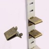Adjustable Steel Pilaster Shelf Clip Support, Shelving Bracket Clips for