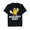 Pickle Ball Pickleball Chick Funny Sports T-Shirt T-Shirt, black