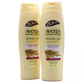 Avena Instituto Español Shower Gel, Moisturizing 2-Pack of 25.5 FL Oz each
