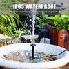 Solar Powered Fountain Pump Water Pump with Adjustable Solar Panel
